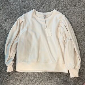 a new day Cream Long Sleeve Top
